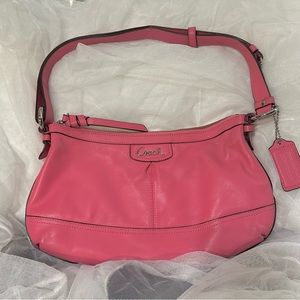 Hot pink coach purse